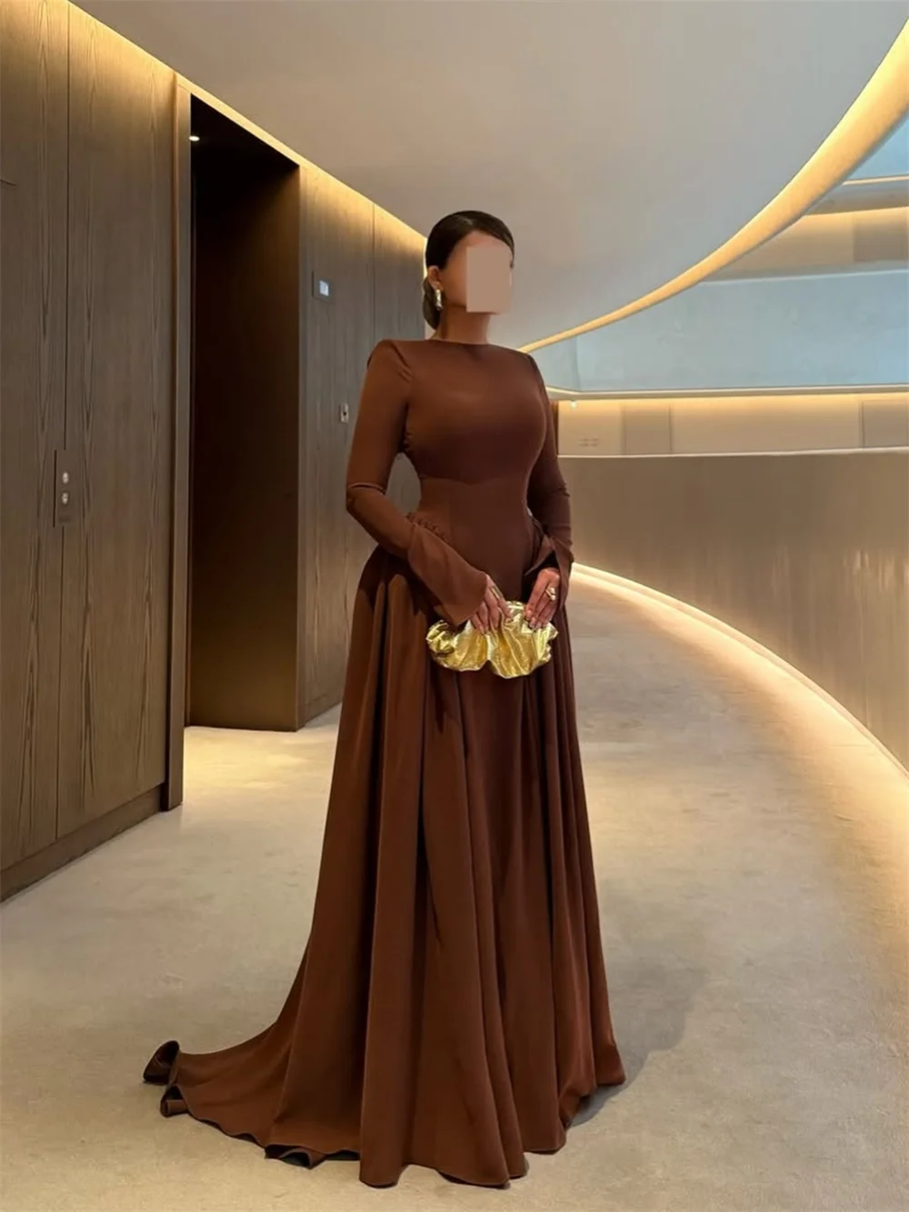 ROYET плиссированное трапециевидное вечернее элегантное платье для выпускного вечера с длинным рукавом длиной до пола, длинное бальное вечернее платье по индивидуальному заказу со шлейфом
ROYET плиссированное трапециевидное вечернее элегантное платье для выпускного вечера с длинным рукавом длиной до пола, длинное бальное вечернее платье по индивидуальному заказу со шлейфом