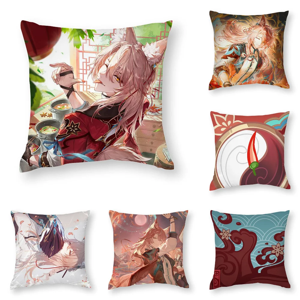Honkai Star Rail Jiaoqiu Pillow Case 3D Print Polyester Fiber 40*40 cm Home Sofa Throw Pillow Cover Decoration Festival Gift
Honkai Star Rail Jiaoqiu Pillow Case 3D Print Polyester Fiber 40*40 cm Home Sofa Throw Pillow Cover Decoration Festival Gift