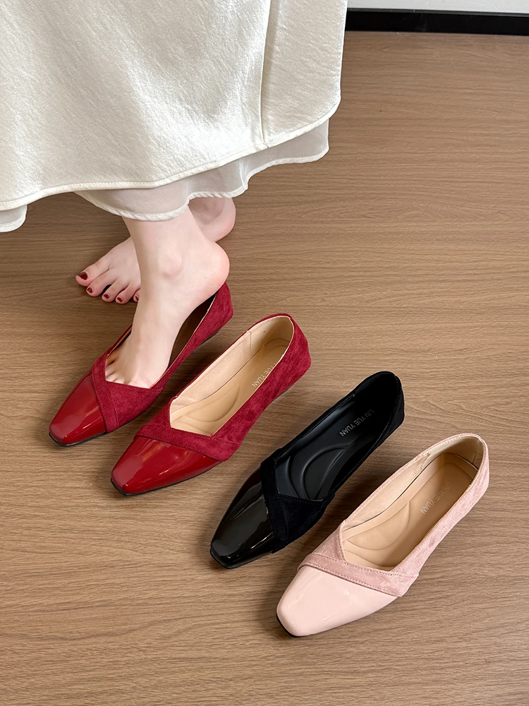 Low-heeled Pointed Single Shoes for Women, Small Leather Shoes, Loafers, Summer Square-toe
Low-heeled Pointed Single Shoes for Women, Small Leather Shoes, Loafers, Summer Square-toe