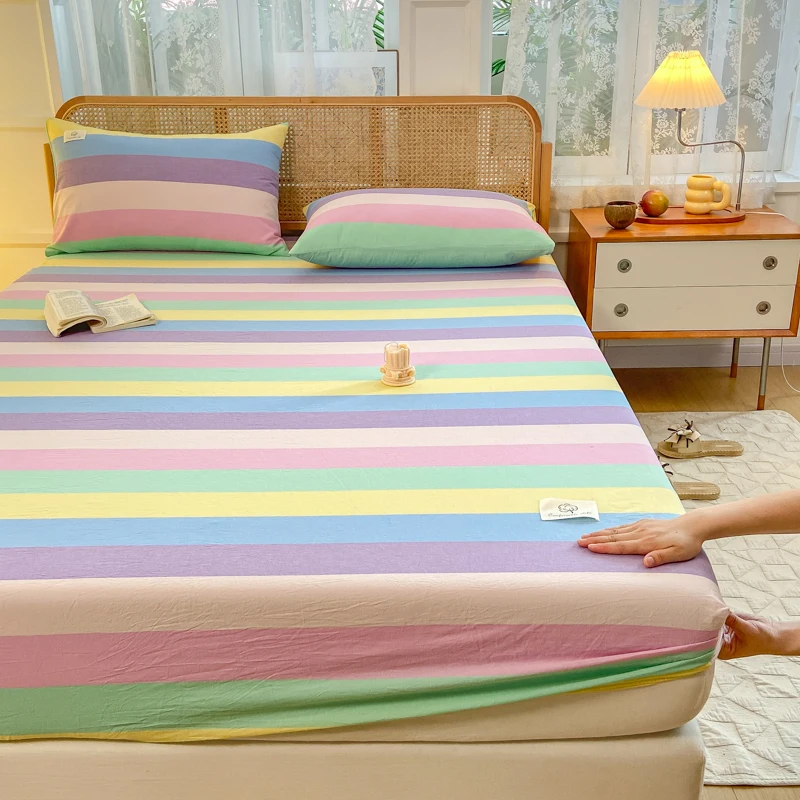 100% Cotton Single Product Bed Hat Yarn-dyed Wash Series Bedspread Mattress Cover 360 Degree Wrap with Elastic Sheet Protector
100% Cotton Single Product Bed Hat Yarn-dyed Wash Series Bedspread Mattress Cover 360 Degree Wrap with Elastic Sheet Protector