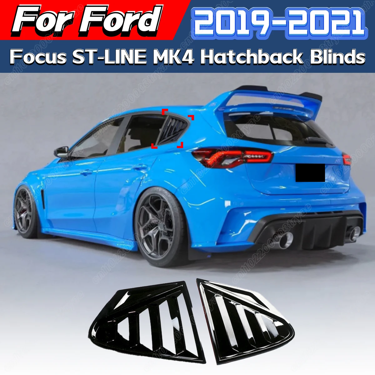 For Ford Focus ST-LINE MK4 Hatchback 2019 2020 2021 Car Tail Triangle Blinds Window Side Cover Body Decoration Modification Kit
For Ford Focus ST-LINE MK4 Hatchback 2019 2020 2021 Car Tail Triangle Blinds Window Side Cover Body Decoration Modification Kit