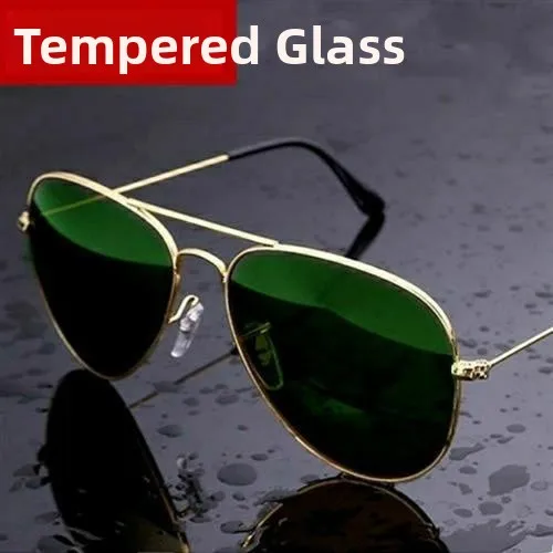 Tempered Glass Polarized Sunglasses ex Faionable Anti-UV Driving Pilot Sunglasses Ele Personali Long Face round Face
Tempered Glass Polarized Sunglasses ex Faionable Anti-UV Driving Pilot Sunglasses Ele Personali Long Face round Face