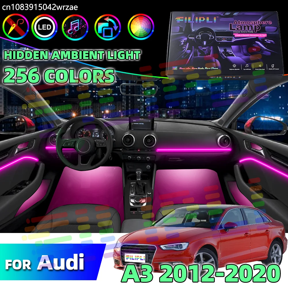 For Audi A3 8V 2012-2020 Acrylic Neon LED Ambient Light Strip 64 RGB Music Sync Interior Atmosphere Lamp
For Audi A3 8V 2012-2020 Acrylic Neon LED Ambient Light Strip 64 RGB Music Sync Interior Atmosphere Lamp