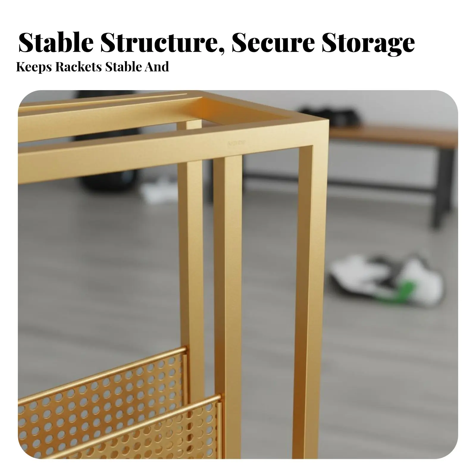 Badminton Racket Storage Rack Large Capacity Badminton Racket Stand Space-Saving Design Sturdy Construction for Sports Club
Badminton Racket Storage Rack Large Capacity Badminton Racket Stand Space-Saving Design Sturdy Construction for Sports Club