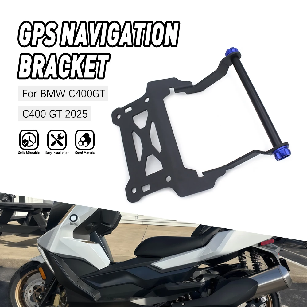 CNC Aluminum GPS Navigation Bracket Handlebar Bar Extension Bracket New Motorcycle Accessories For BMW C400GT C400 GT 2025
CNC Aluminum GPS Navigation Bracket Handlebar Bar Extension Bracket New Motorcycle Accessories For BMW C400GT C400 GT 2025