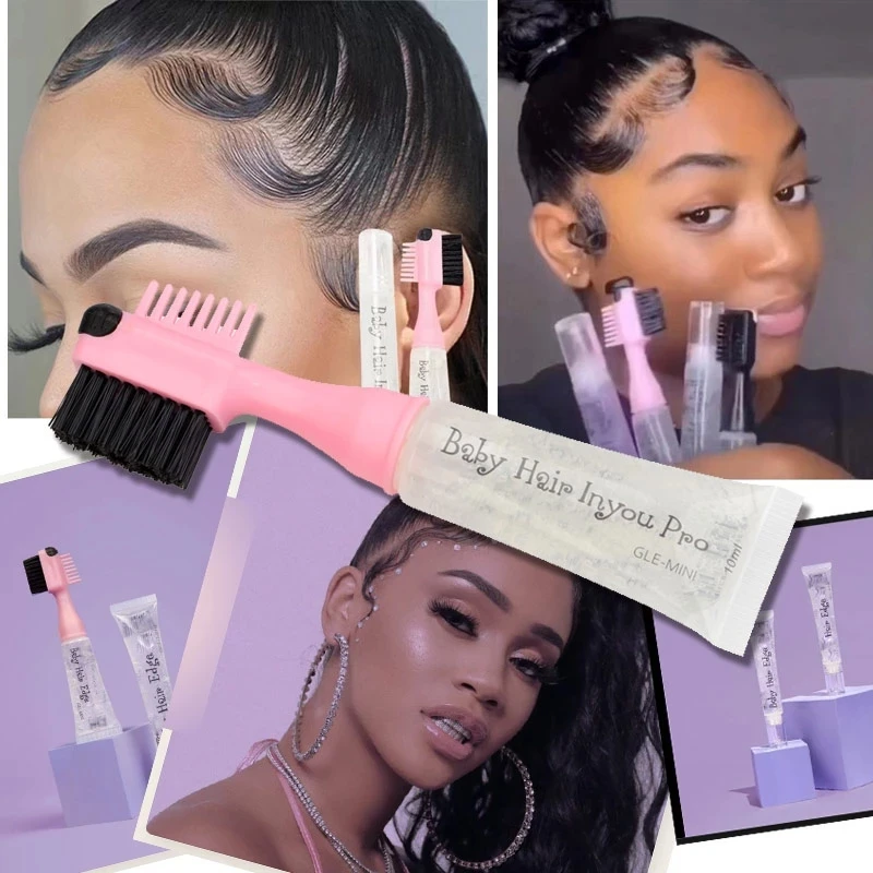 Sdotter New Baby Hair Edges Brush for Black Women 3 In 1 Baby Hair Inyou Pro Waterproof Quick Edge Control Brush with Gel for Ba
Sdotter New Baby Hair Edges Brush for Black Women 3 In 1 Baby Hair Inyou Pro Waterproof Quick Edge Control Brush with Gel for Ba