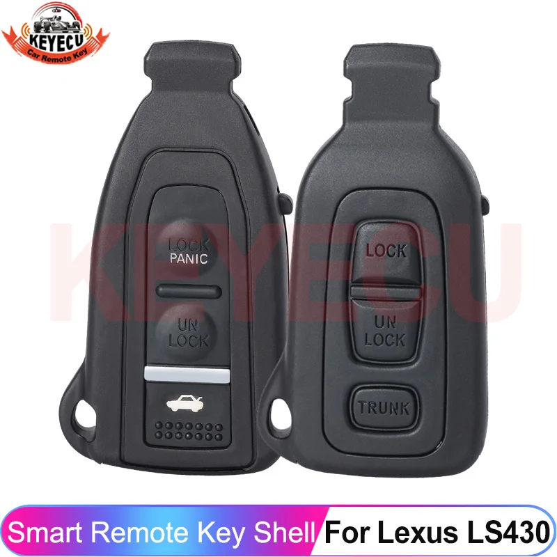 KEYECU 3 Buttons Smart Key Shell Case For Lexus LS430 2002 2003 2004 2005 2006 Remote Cover Fob With Uncut Blade HYQ12BZE
KEYECU 3 Buttons Smart Key Shell Case For Lexus LS430 2002 2003 2004 2005 2006 Remote Cover Fob With Uncut Blade HYQ12BZE