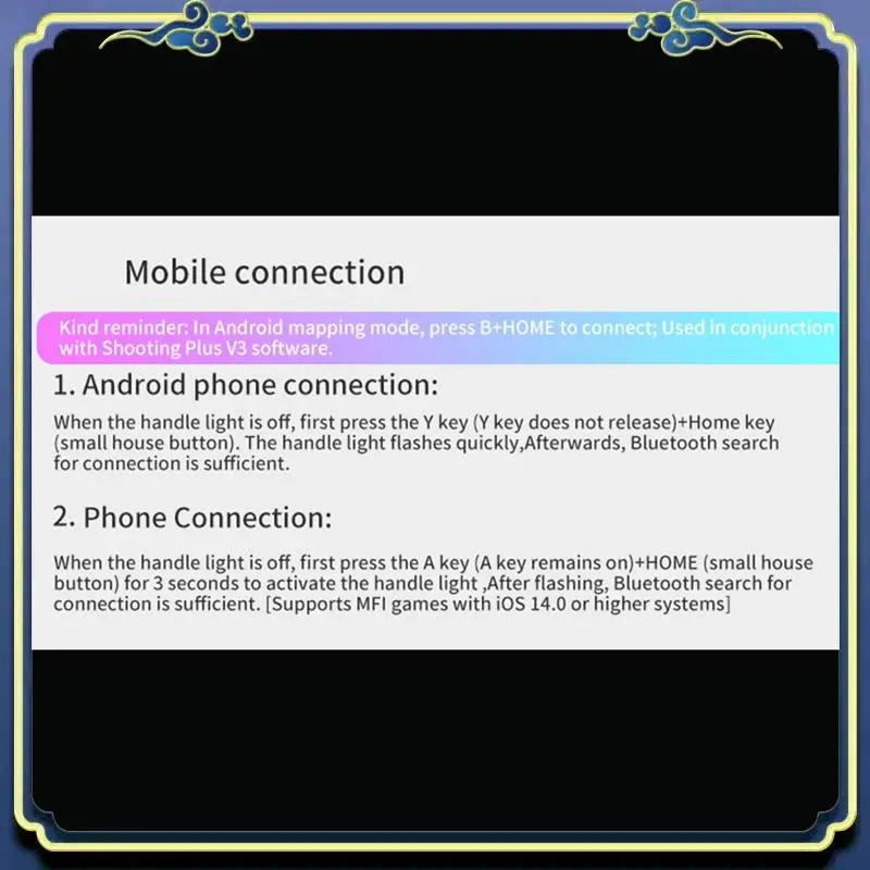 Wireless Game Console For Switch/Android/Ios/Pc 6-Axis Gyro High Precision Joystick Rgb Lighting Bluetooth Gamepad Durable B
Wireless Game Console For Switch/Android/Ios/Pc 6-Axis Gyro High Precision Joystick Rgb Lighting Bluetooth Gamepad Durable B