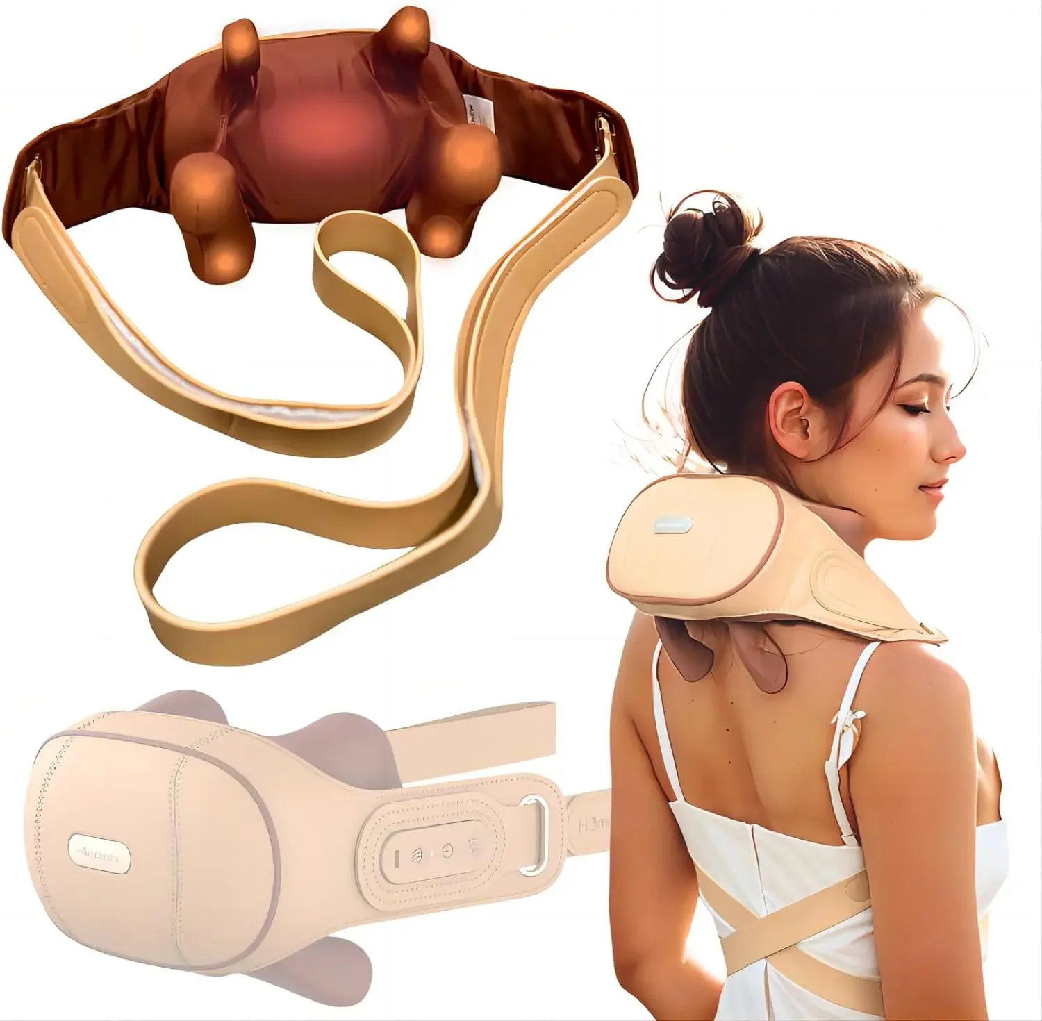 Neck Massager for Pain Relief Deep Tissue Shiatsu Neck and Shoulder Massager Cordless 5D Wearable Kneading Neck Massage
Neck Massager for Pain Relief Deep Tissue Shiatsu Neck and Shoulder Massager Cordless 5D Wearable Kneading Neck Massage