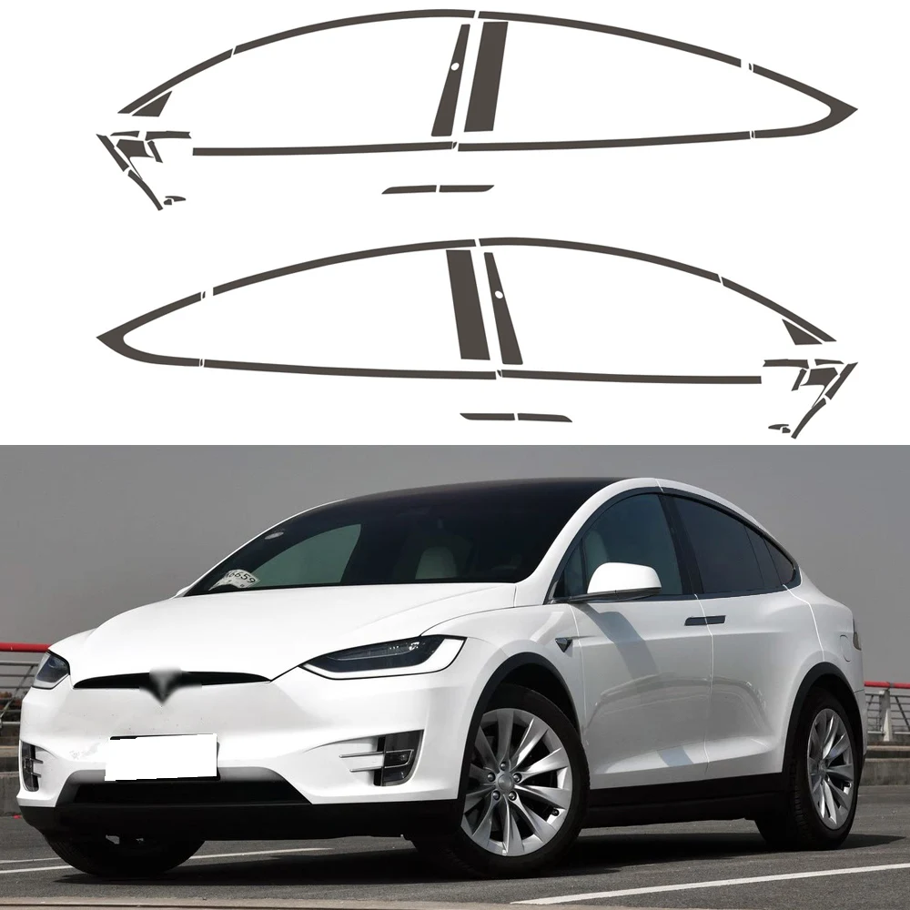 Chrome Delete Blackout Overlay For Tesla Model X2016-2020 SUV Window Trim Matte Black Sticker
Chrome Delete Blackout Overlay For Tesla Model X2016-2020 SUV Window Trim Matte Black Sticker