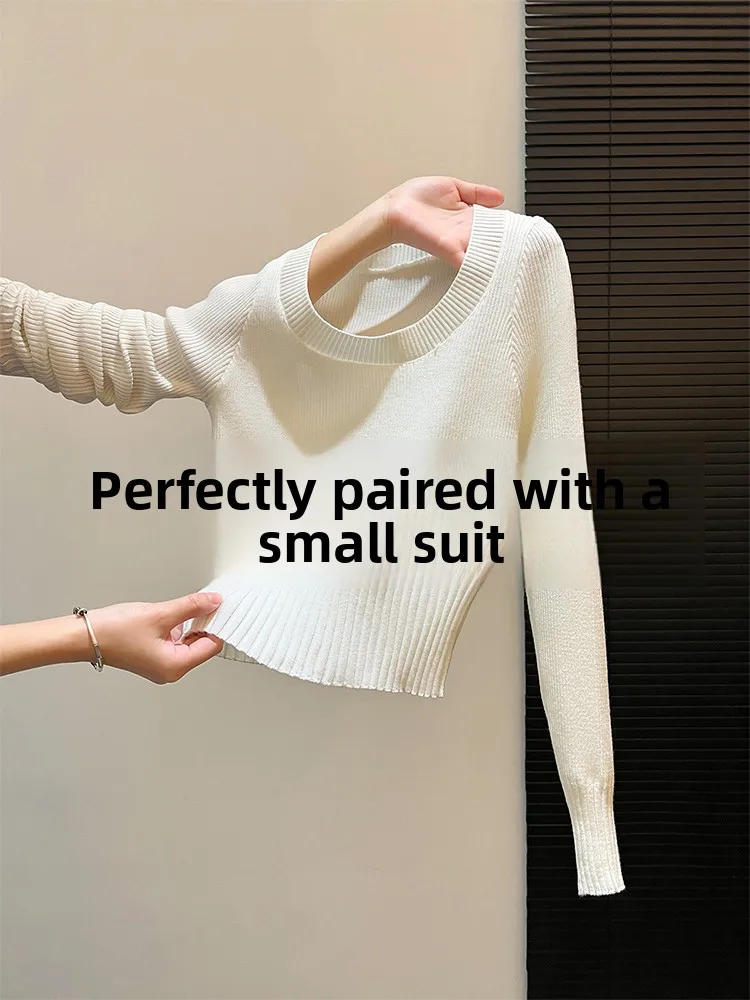 Women's Short Square Collar Knitted Sweater Slim Fit Inner Wear Base Layer Winter Warm Spring Autumn Casual Fashion Top
Women's Short Square Collar Knitted Sweater Slim Fit Inner Wear Base Layer Winter Warm Spring Autumn Casual Fashion Top