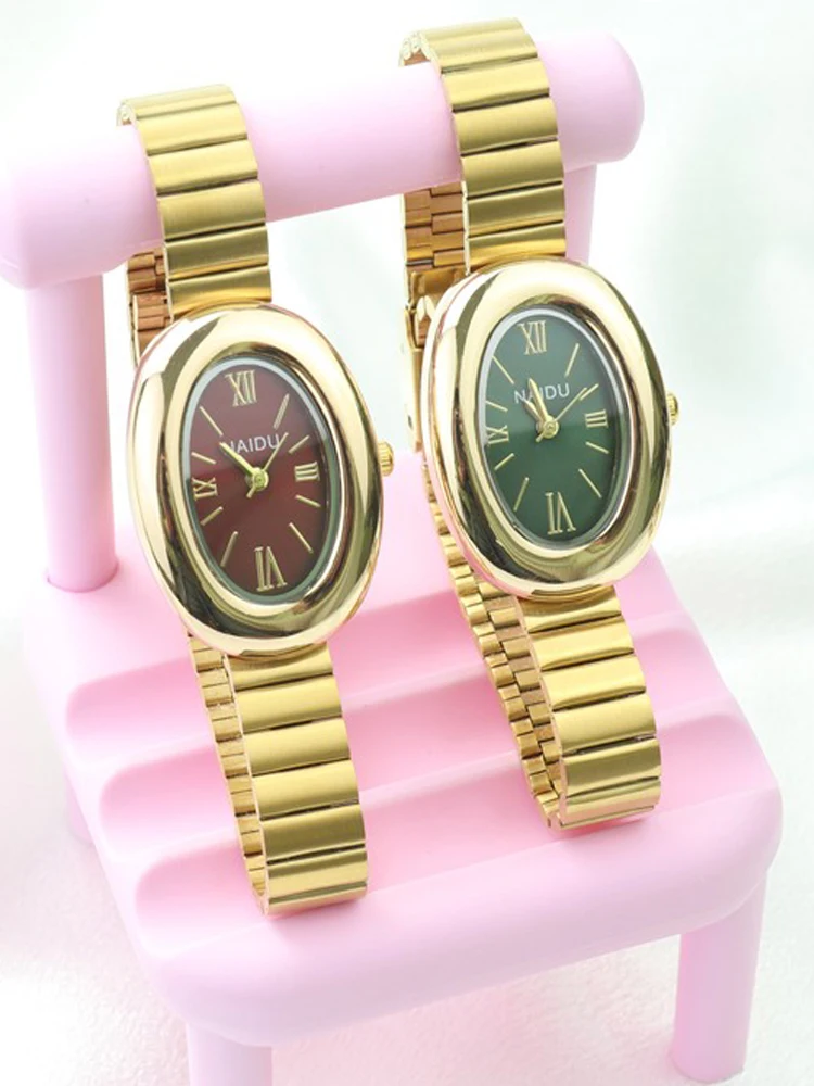 2025 Новые овальные красивые женские часы для женщин и девочек, простые кварцевые минималистичные наручные часы с кожаным ремешком из нержавеющей стали
2025 Новые овальные красивые женские часы для женщин и девочек, простые кварцевые минималистичные наручные часы с кожаным ремешком из нержавеющей стали