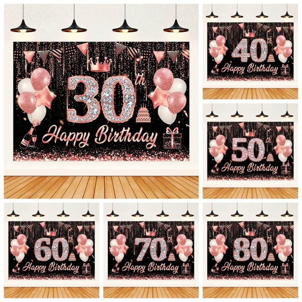 Rose Gold Diamond Balloon Themed Birthday Party Decoration Backdrop, Adult Birthday Party Decoration Photography Studio Backdrop
Rose Gold Diamond Balloon Themed Birthday Party Decoration Backdrop, Adult Birthday Party Decoration Photography Studio Backdrop