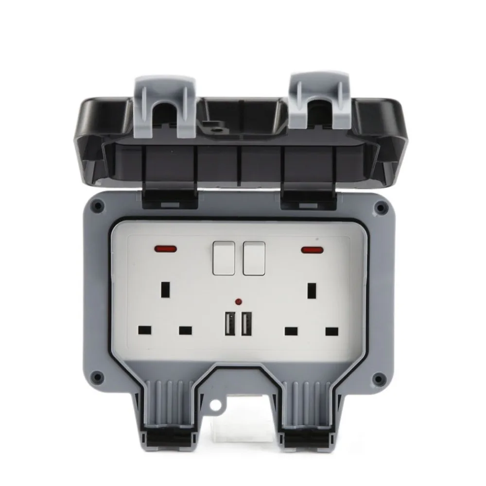 Waterproof Design Wall Switch Socket Dust Proof USB Port Electrical Outlet IP66 Waterproof with Light Power Socket Case
Waterproof Design Wall Switch Socket Dust Proof USB Port Electrical Outlet IP66 Waterproof with Light Power Socket Case
