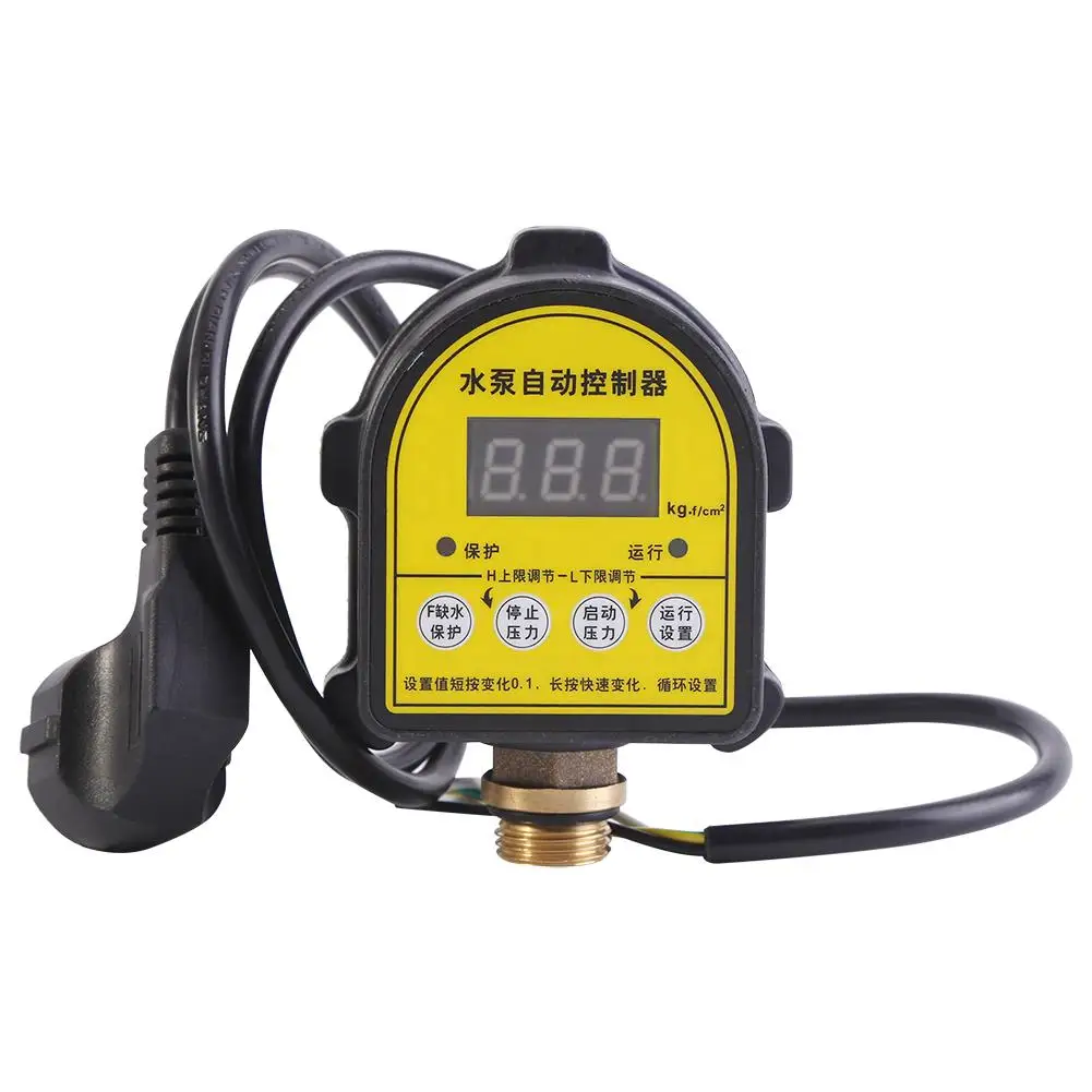 Automatic Digital Water Pump Pressure Controller for Fish Tank Pond - Intelligent ON/OFF Switch - 220V
Automatic Digital Water Pump Pressure Controller for Fish Tank Pond - Intelligent ON/OFF Switch - 220V