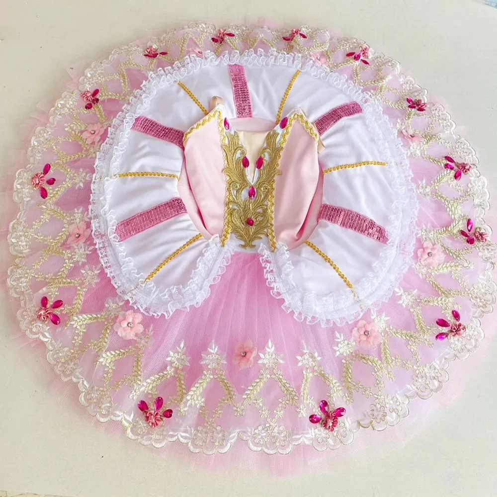 Pink Professional Ballet Tutu Girl Platter Pancake Tutu Ballerina Party Dress Adult Women Child Kids Ballet Dance Costume
Pink Professional Ballet Tutu Girl Platter Pancake Tutu Ballerina Party Dress Adult Women Child Kids Ballet Dance Costume