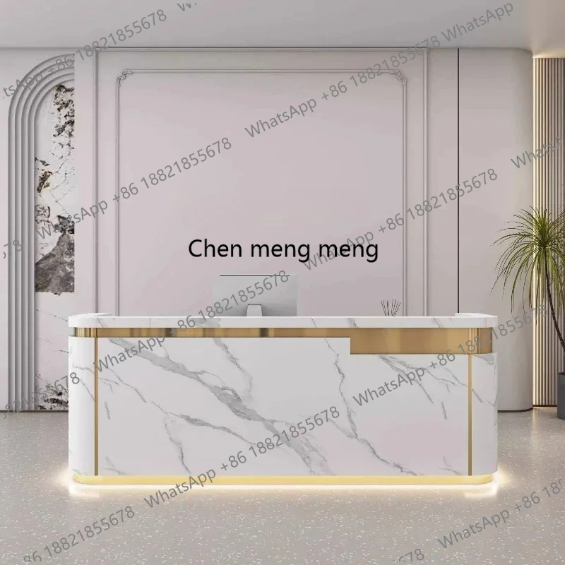 Роскошная стойка ресепшн для дома, сервисный стол, центр обслуживания клиентов, стойка косметолога, офисная мебель для дизайнера логотипов, современный дизайн для салона красоты
Роскошная стойка ресепшн для дома, сервисный стол, центр обслуживания клиентов, стойка косметолога, офисная мебель для дизайнера логотипов, современный дизайн для салона красоты