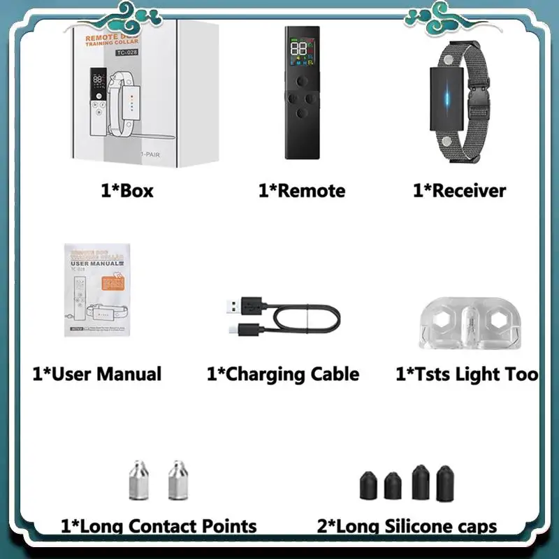 Premium Dog Training Electronic Collar Remote Control Smart Dog Vibrating Collar Waterproof Electric Dog Vibrating Collar
Premium Dog Training Electronic Collar Remote Control Smart Dog Vibrating Collar Waterproof Electric Dog Vibrating Collar