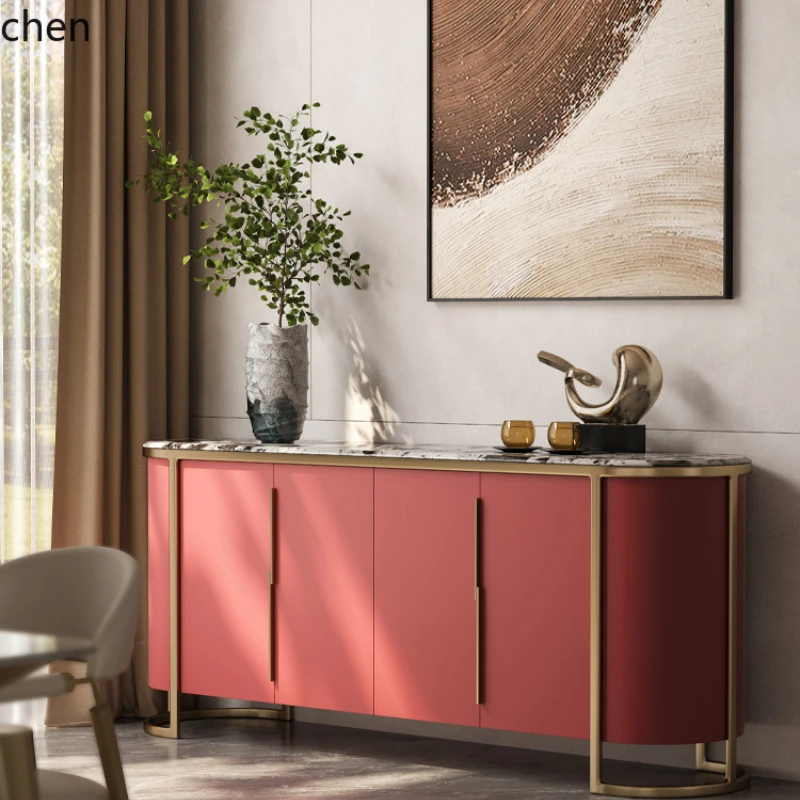 HXL light luxury natural marble dining side cabinet high-end modern wall solid wood decorative cabinet
HXL light luxury natural marble dining side cabinet high-end modern wall solid wood decorative cabinet