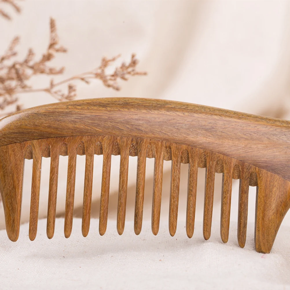 Sandalwood Wide Tooth Hair Comb Natural Wood Lightweight Portable Detangling Scalp Massage Hair Comb for Women
Sandalwood Wide Tooth Hair Comb Natural Wood Lightweight Portable Detangling Scalp Massage Hair Comb for Women