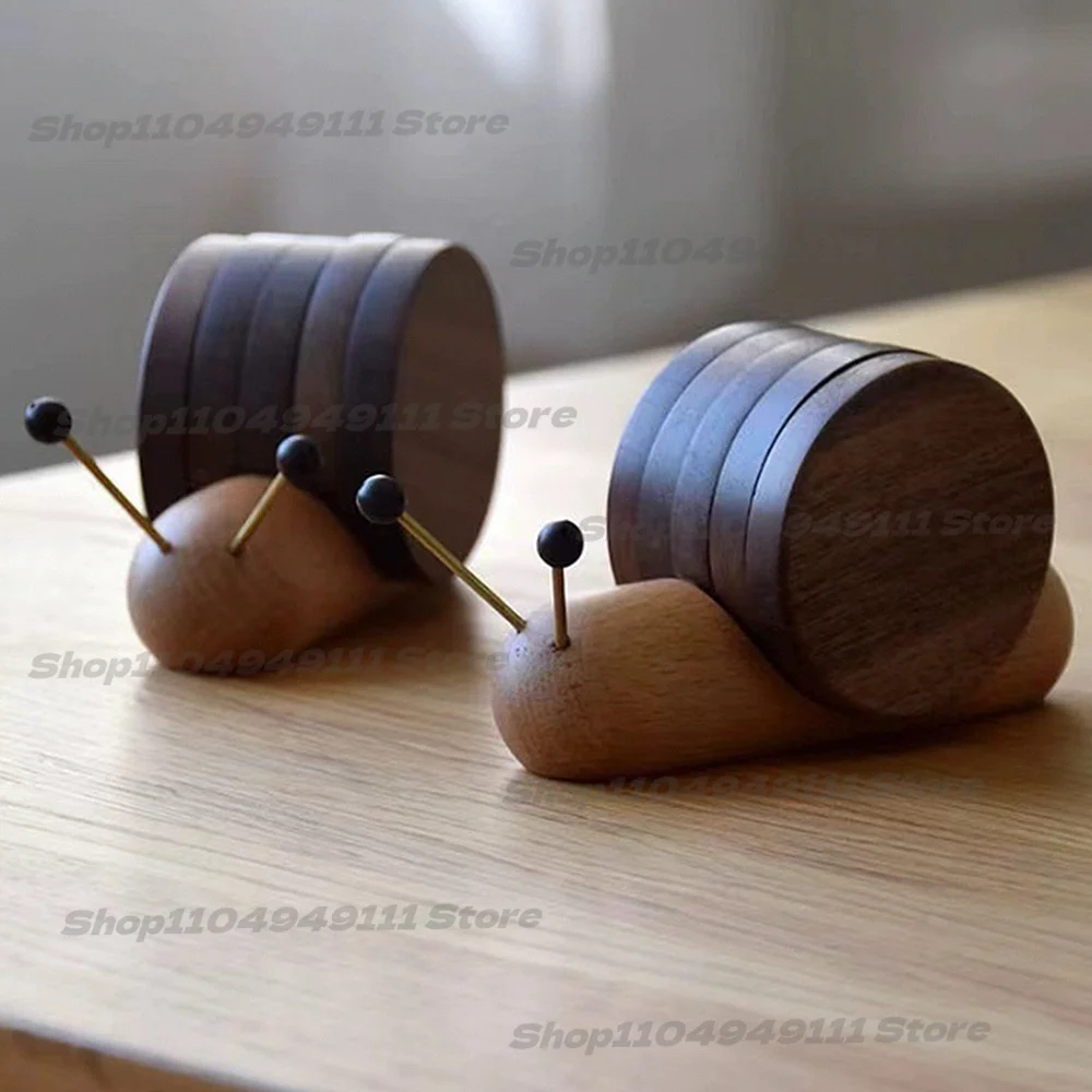 2025 New Wood Snail Coaster Set of 5 Wooden Cup Mat Snail Shaped Decoration Heat Resistant Drink Coasters
2025 New Wood Snail Coaster Set of 5 Wooden Cup Mat Snail Shaped Decoration Heat Resistant Drink Coasters