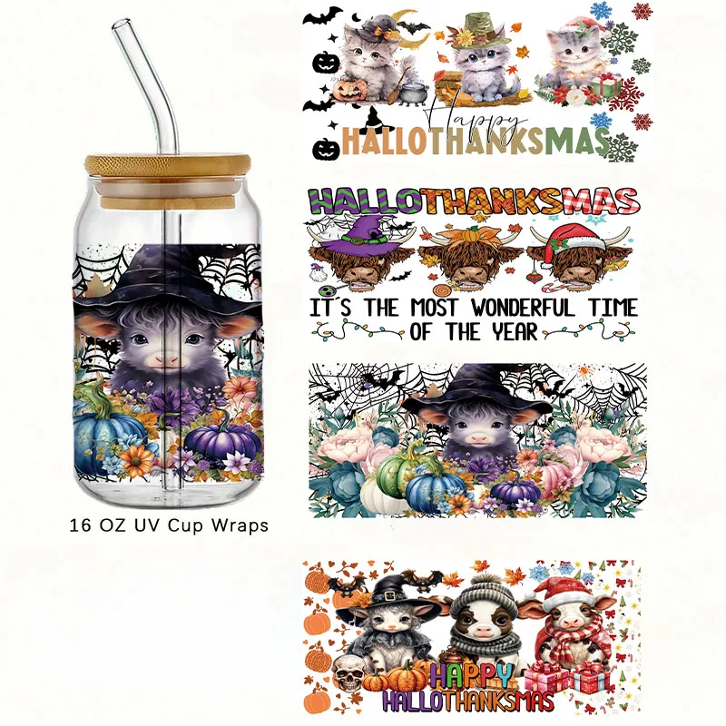 5Pcs Adorable Highland Calf UV DTF Transfer Stickers Waterproof Scratch Resistant for 16oz Glass Jars DIY Customizable Decals
5Pcs Adorable Highland Calf UV DTF Transfer Stickers Waterproof Scratch Resistant for 16oz Glass Jars DIY Customizable Decals