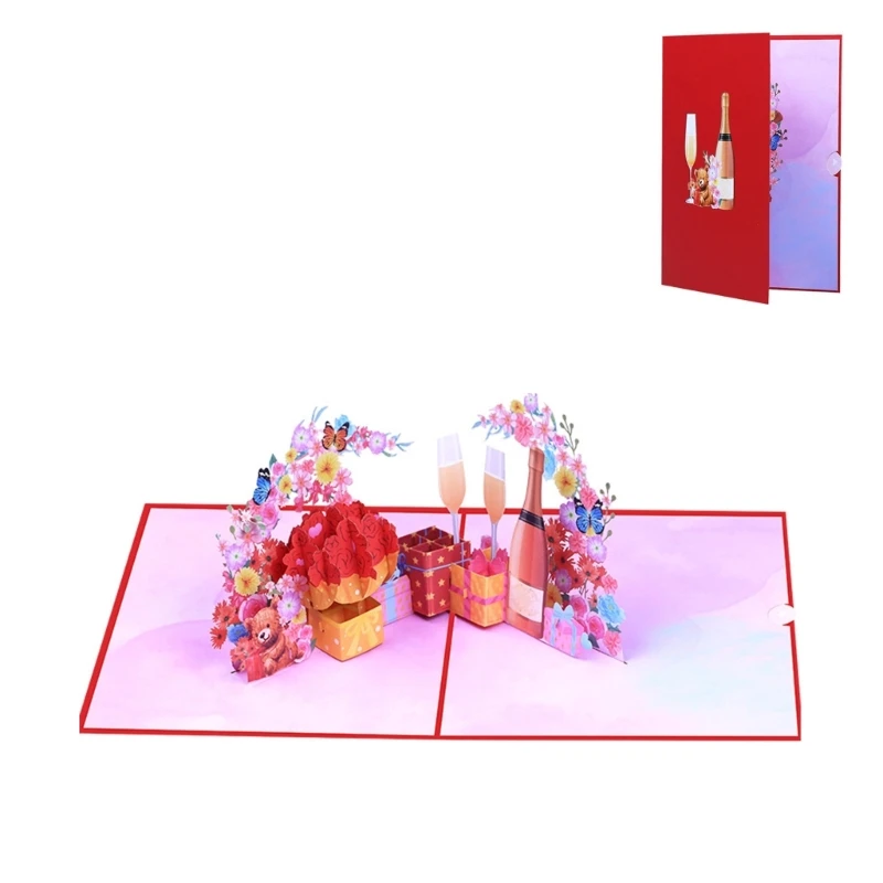 3D Popup Wine Glass and Flowers Gifts Card Handmade Greeting Card with Envelope Dropship
3D Popup Wine Glass and Flowers Gifts Card Handmade Greeting Card with Envelope Dropship