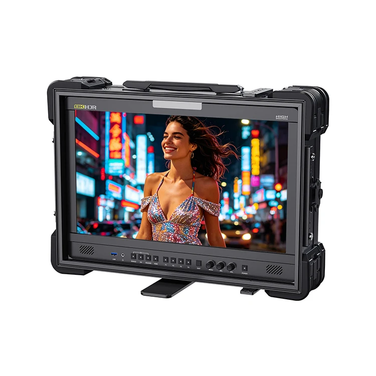 18.4 Inch Display High Brightness Support HD MI and SDI Input & Output Portable Production Monitors
18.4 Inch Display High Brightness Support HD MI and SDI Input & Output Portable Production Monitors