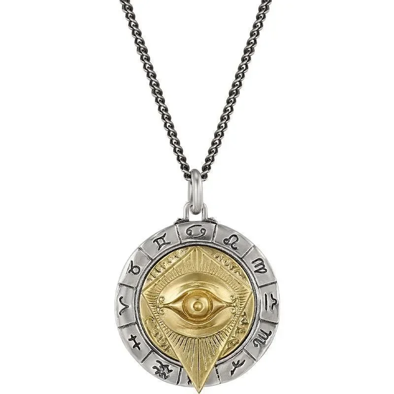 Retro Luxury Men's Horus Eye Pendant - Twelve Constellations Fusion Necklace
Retro Luxury Men's Horus Eye Pendant - Twelve Constellations Fusion Necklace