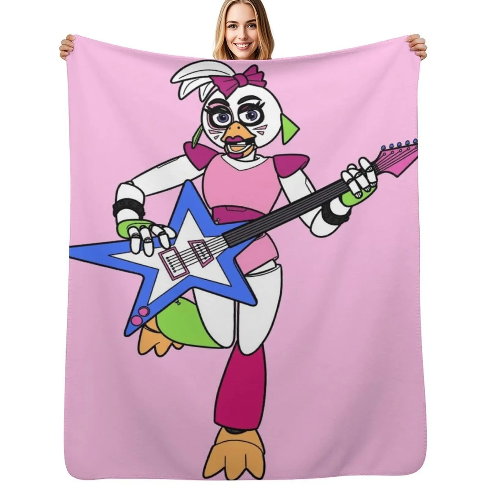 Glamrock Chica Throw Blanket Air Conditioner Soft Blanket for Office Home
Glamrock Chica Throw Blanket Air Conditioner Soft Blanket for Office Home