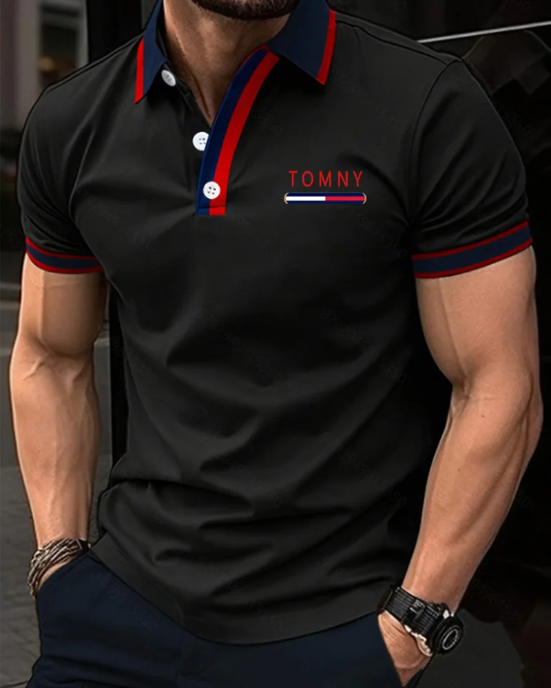 European American oversized men's top short sleeved high-quality fabric breathable and sweat absorbing sports fitness polo shirt
European American oversized men's top short sleeved high-quality fabric breathable and sweat absorbing sports fitness polo shirt