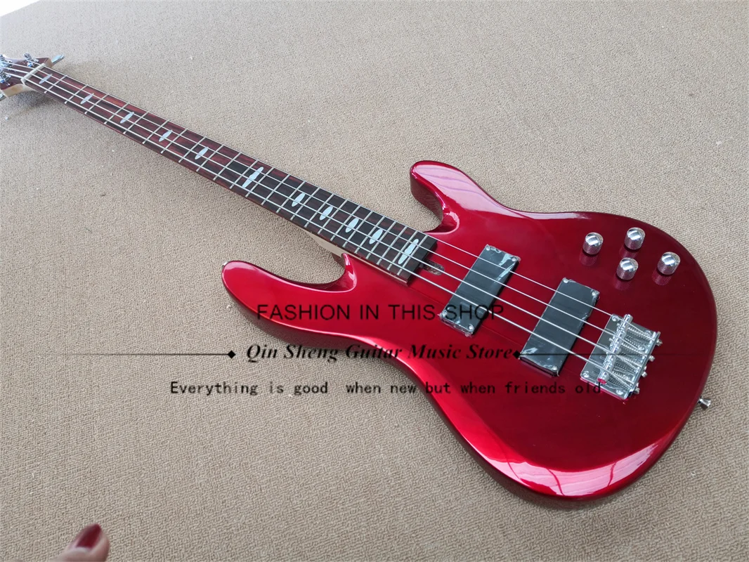 4-String Electric Guitar Bass ,Metal Red Bass,Maple Neck Rosewood Fingerboard,Factory Custom
4-String Electric Guitar Bass ,Metal Red Bass,Maple Neck Rosewood Fingerboard,Factory Custom