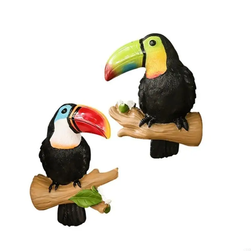 Garden and Home Decors 2Pcs Resin Parrot Figurines Realistic Bird Statues for Outdoor Use C5AD
Garden and Home Decors 2Pcs Resin Parrot Figurines Realistic Bird Statues for Outdoor Use C5AD