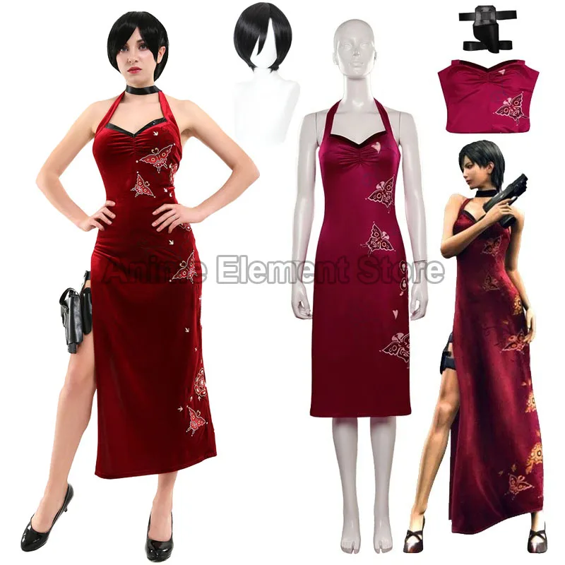 Женский костюм для косплея 4 Ada Wong, костюм Чонсам со злым платьем, сумка, костюм для Хэллоуина, карнавала, Маскировочный костюм для взрослых женщин и девочек
Женский костюм для косплея 4 Ada Wong, костюм Чонсам со злым платьем, сумка, костюм для Хэллоуина, карнавала, Маскировочный костюм для взрослых женщин и девочек