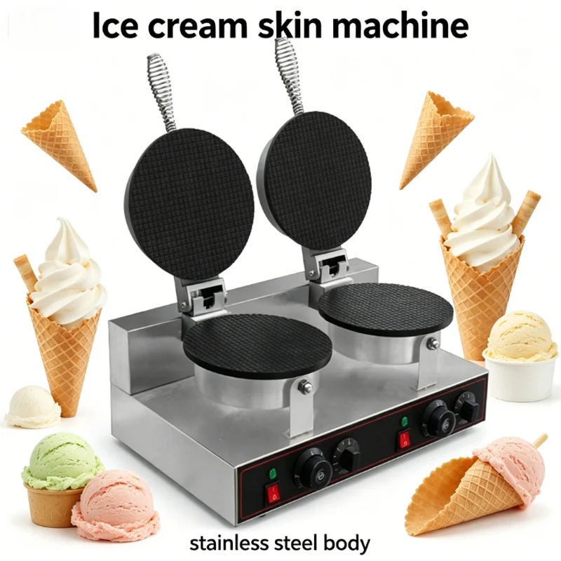 Industrial Egg Ice Cream Skin Waffle Making Machine Waffle Cone Baker Maker
Industrial Egg Ice Cream Skin Waffle Making Machine Waffle Cone Baker Maker