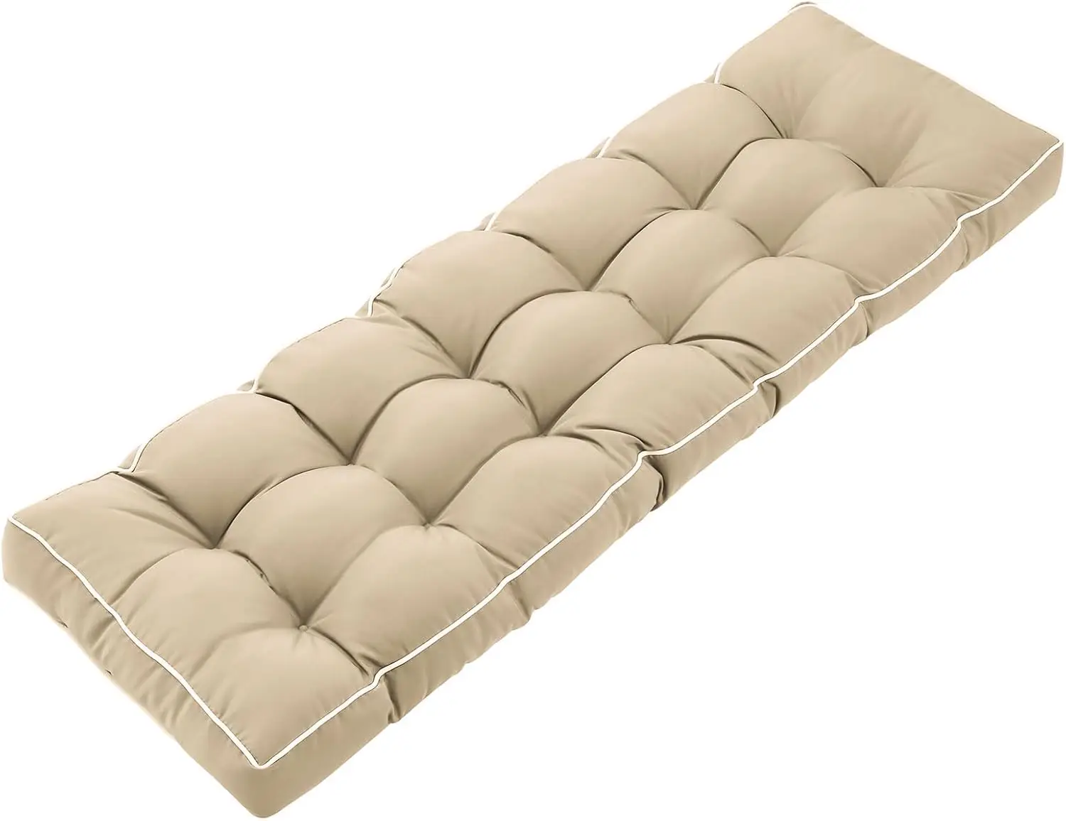Water-Resistant Outdoor Swing Cushions, 57-Inch Tufted Patio Bench Seat Replacement
Water-Resistant Outdoor Swing Cushions, 57-Inch Tufted Patio Bench Seat Replacement