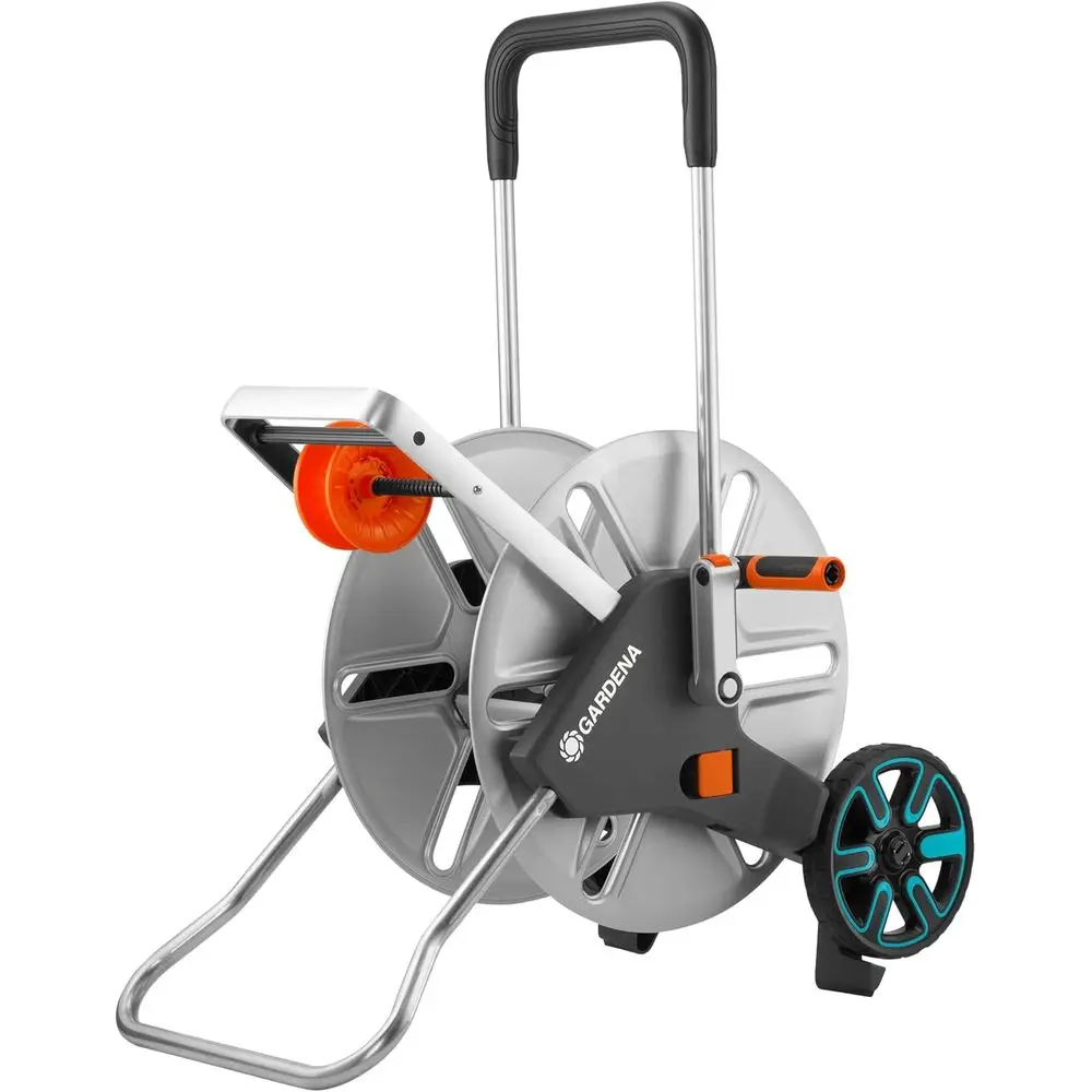Metal Hose Cart with Easy Guide, 260-Foot 5/8 Hose Capacity, Convenient Storage and Watering, German-Made
Metal Hose Cart with Easy Guide, 260-Foot 5/8 Hose Capacity, Convenient Storage and Watering, German-Made