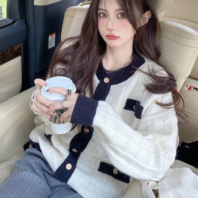 Весенне-осенний свободный вязаный свитер, женский кардиган Faion Design Sensation Fraant Sle Long Sve round Ne
Весенне-осенний свободный вязаный свитер, женский кардиган Faion Design Sensation Fraant Sle Long Sve round Ne