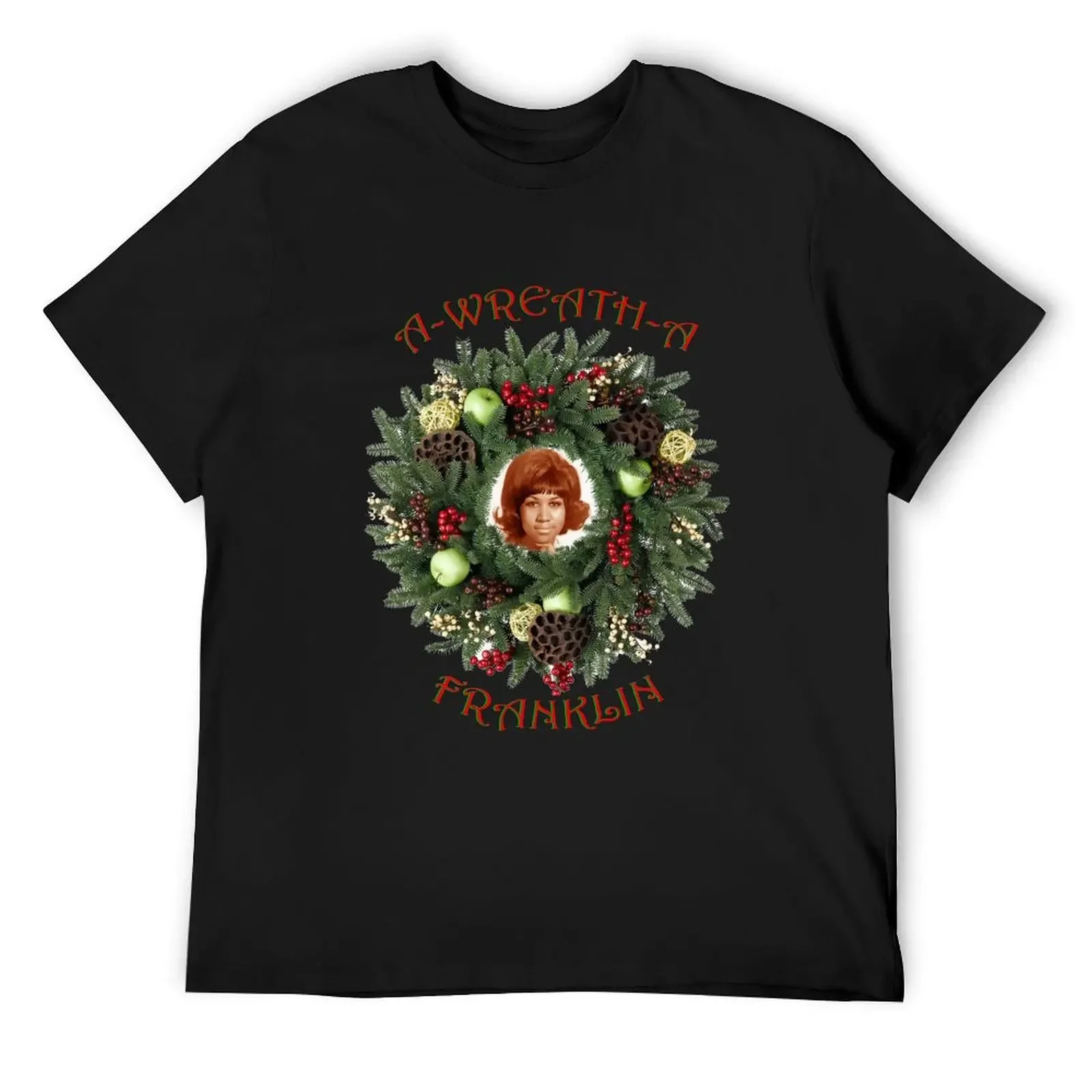 A-WREATH-A, The Queen of Soul at Christmas T-Shirt luxury t-shirt graphic shirts graphic t shirts workout shirts for men
A-WREATH-A, The Queen of Soul at Christmas T-Shirt luxury t-shirt graphic shirts graphic t shirts workout shirts for men