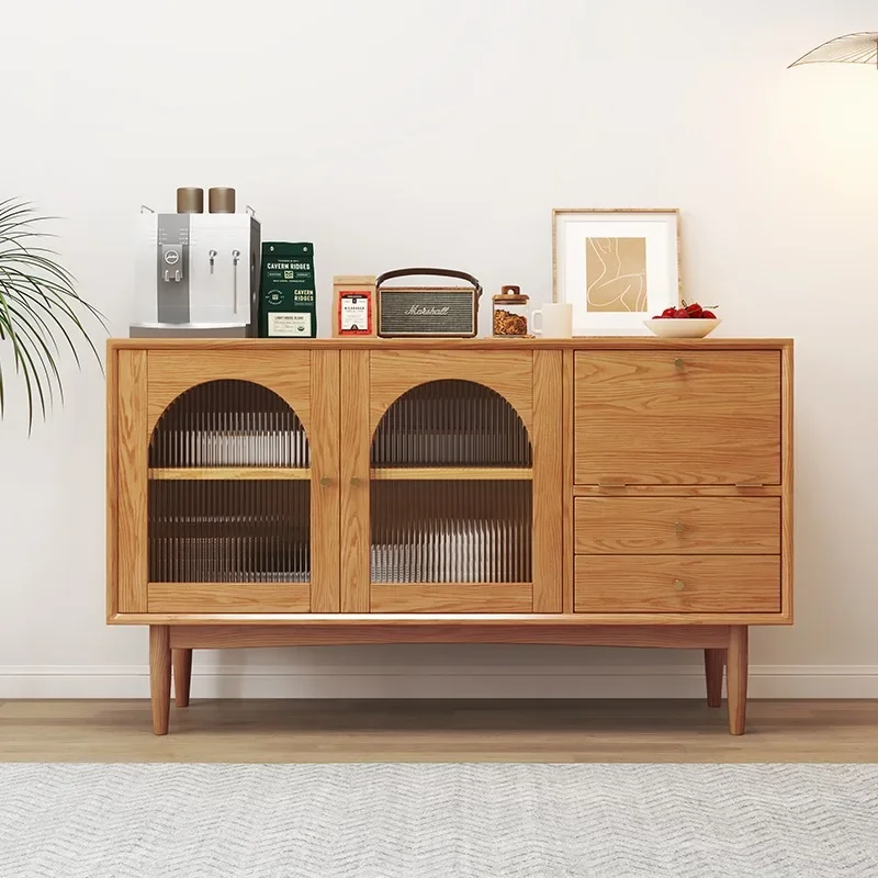 wabi-sabi wind dining side cabinet modern simple household solid wood glass storage cabinet tea cabinet furniture
wabi-sabi wind dining side cabinet modern simple household solid wood glass storage cabinet tea cabinet furniture