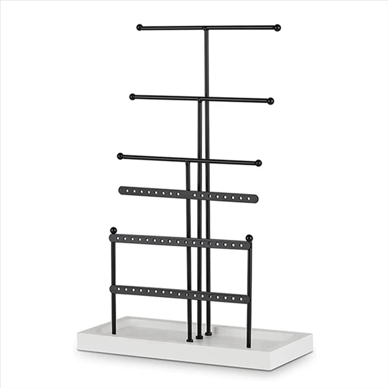 Jewelry Organizer Tabletop Jewelry Holder Earring 6 Tier Jewelry Tree Display Stand With Tray
Jewelry Organizer Tabletop Jewelry Holder Earring 6 Tier Jewelry Tree Display Stand With Tray