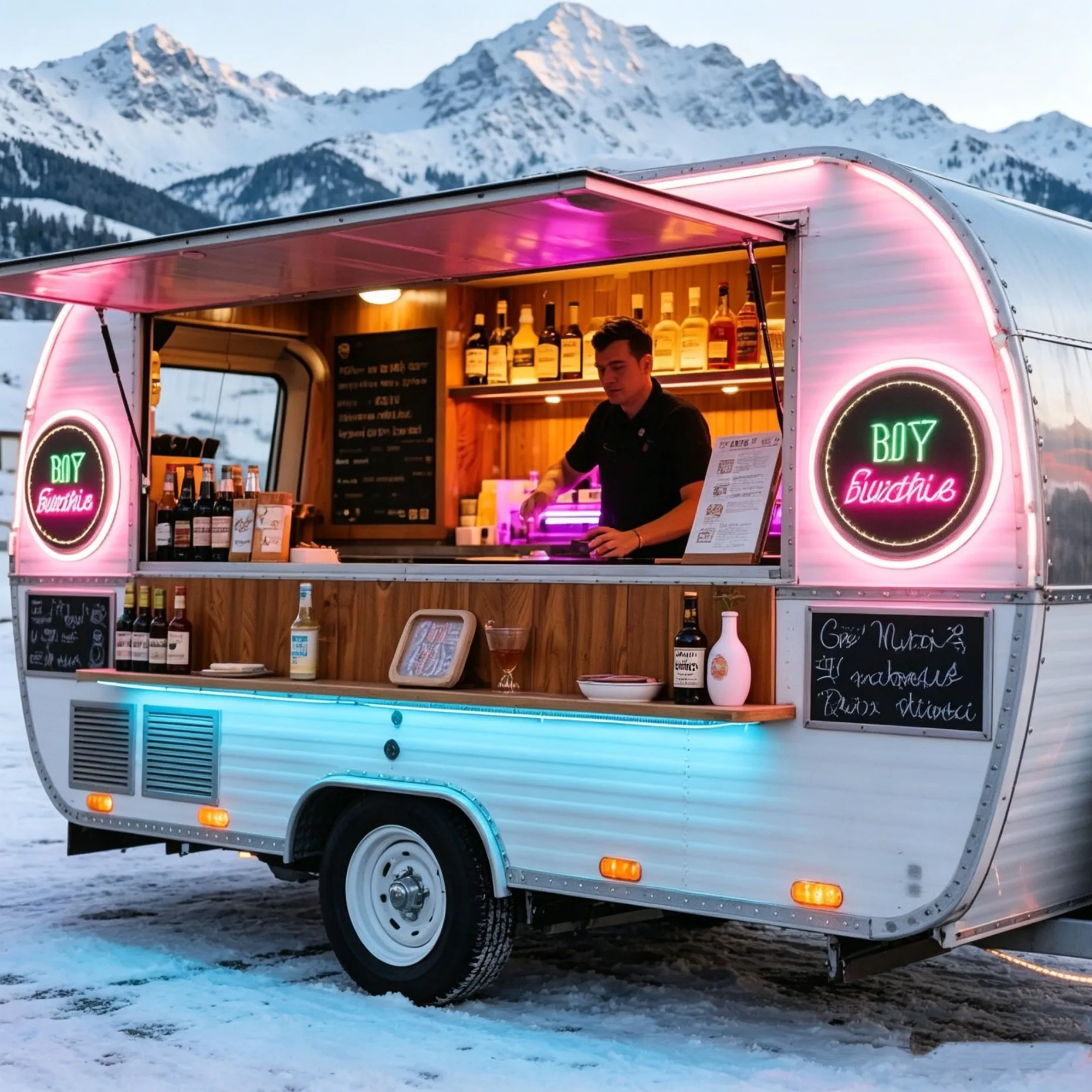 Multifunctional Ice Cream Food Truck Food Cart Trailer Outdoor Mobile Food Truck Trailer with Concession Window
Multifunctional Ice Cream Food Truck Food Cart Trailer Outdoor Mobile Food Truck Trailer with Concession Window