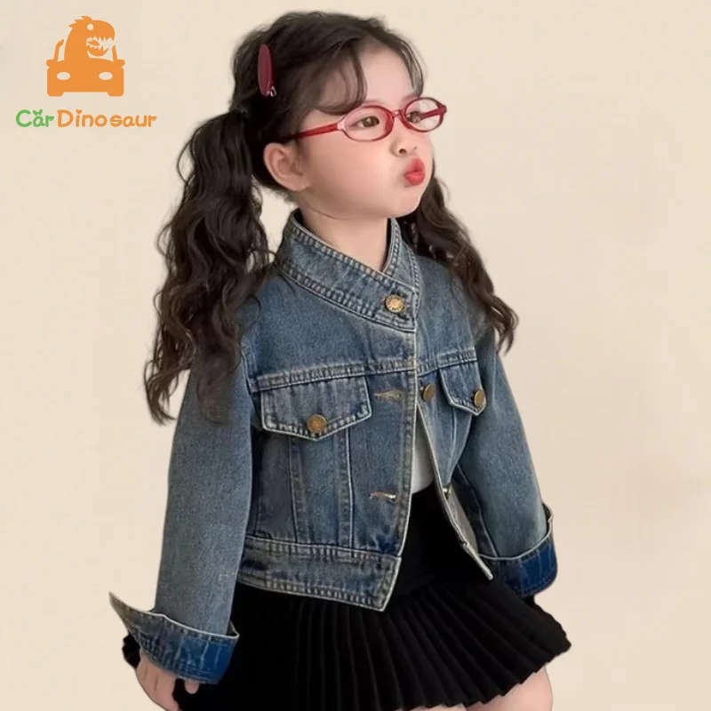 2025 Spring New Fashion 2 3 4 5 6 8 10 Years Children Mandarin Collar Baby Tops Fashion Kids Girls Autumn Poket Denim Jackets
2025 Spring New Fashion 2 3 4 5 6 8 10 Years Children Mandarin Collar Baby Tops Fashion Kids Girls Autumn Poket Denim Jackets
