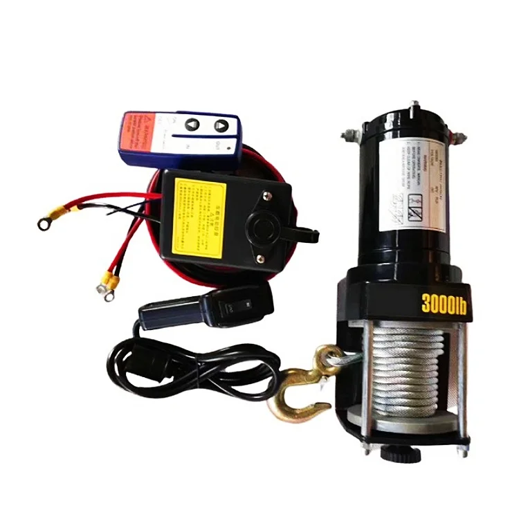 12V 24V Steel Electric Winch for Cars Off-Road 4000 Pounds Small Hoist Self-Rescue Winch for Tractor and Auto
12V 24V Steel Electric Winch for Cars Off-Road 4000 Pounds Small Hoist Self-Rescue Winch for Tractor and Auto