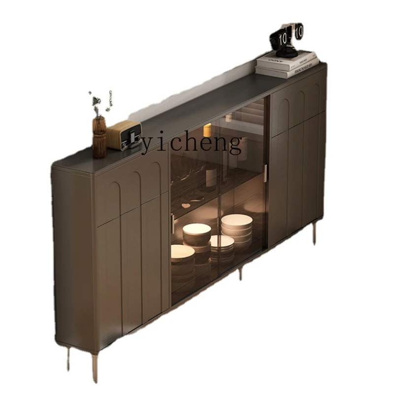 ZK Side Cabinet Wine Cabinet Integrated Wall Living Room Ultra-Thin Locker Small Apartment Storage
ZK Side Cabinet Wine Cabinet Integrated Wall Living Room Ultra-Thin Locker Small Apartment Storage