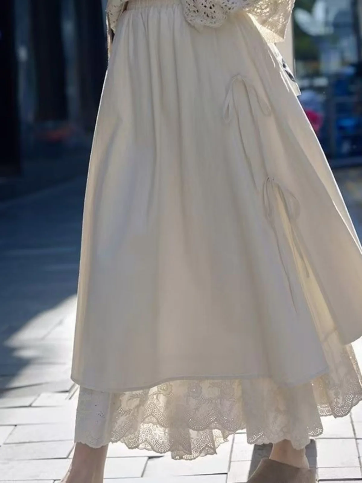 Ele Юбка-миди трапециевидной формы с высокой талией, двухслойная кружевная женская весна-лето, винтажная юбка Faion Sensation для поездок на работу
Ele Юбка-миди трапециевидной формы с высокой талией, двухслойная кружевная женская весна-лето, винтажная юбка Faion Sensation для поездок на работу