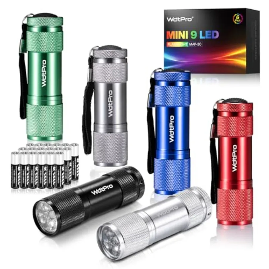 LED Mini Flashlights, Super Bright Flashlight with Lanyard, Assorted Colors - Best Tac Torch Light for,Night Reading, Power Out
LED Mini Flashlights, Super Bright Flashlight with Lanyard, Assorted Colors - Best Tac Torch Light for,Night Reading, Power Out