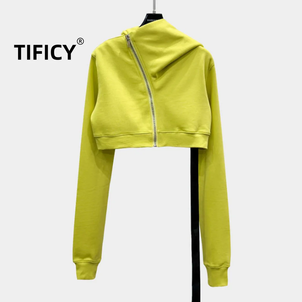 High Street Dark RO Slanted Zipper Cardigan Hoodies Sweatshirts Tops Women's Wizard Hat Casual Slim Fit Short Hooded Sweatshirt
High Street Dark RO Slanted Zipper Cardigan Hoodies Sweatshirts Tops Women's Wizard Hat Casual Slim Fit Short Hooded Sweatshirt
