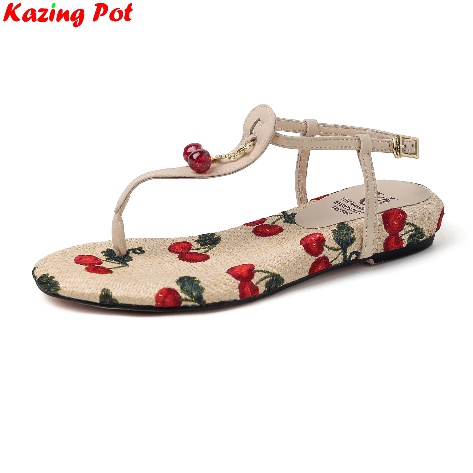 Krazing Pot 2026 Cow Skin Buckle Strap Summer Shoes Wedges Low Heels Emboridery Sweet Gladiator Flip Flops Elegant Women Sandals
Krazing Pot 2026 Cow Skin Buckle Strap Summer Shoes Wedges Low Heels Emboridery Sweet Gladiator Flip Flops Elegant Women Sandals