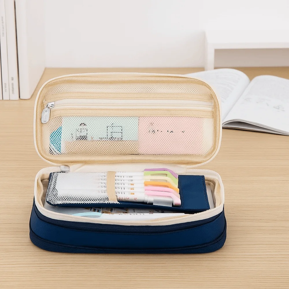 Polyester Simple Student Pen Bag Color Blocked Diagonal Storage Pencil Bag Organizer Dirt Resistant Macaron Pencil Case Boy Girl
Polyester Simple Student Pen Bag Color Blocked Diagonal Storage Pencil Bag Organizer Dirt Resistant Macaron Pencil Case Boy Girl